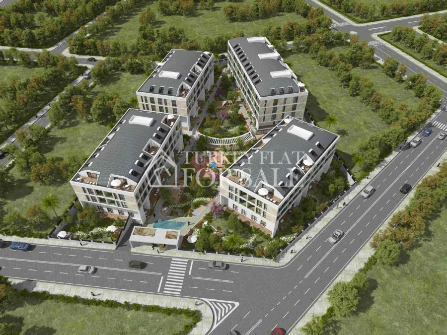 Properties for sale with horizontal architecture in Beylikdüzü, Istanbul, İstanbul