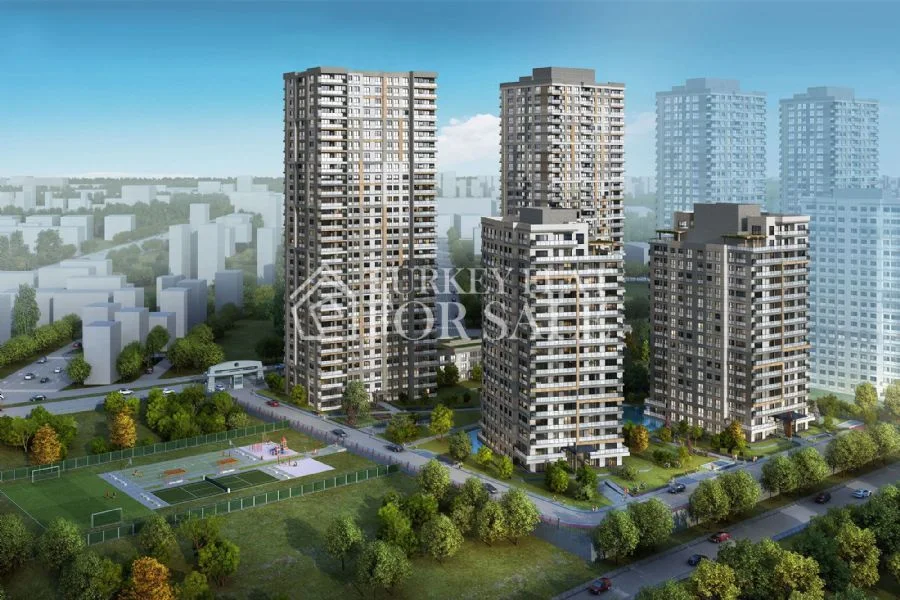 Residences for sale in Istanbul Umraniye city center, Ümraniye, İstanbul