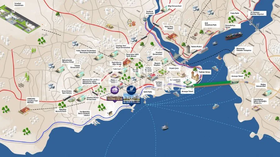 Büyükyalı Fendi Emlak Konut Properties Sea view- İstanbul Zeytinburnu – photo 5