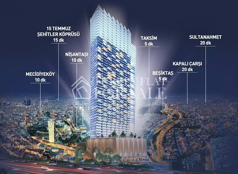 Sinpaş Queen Bomonti Residence Properties For sale - Şişli, İstanbul – photo 2