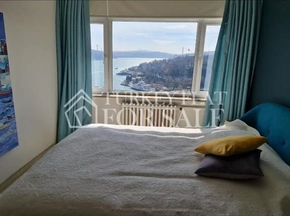 Duplex for sale with Bosphorus View in Istanbul, Sarıyer, İstanbul