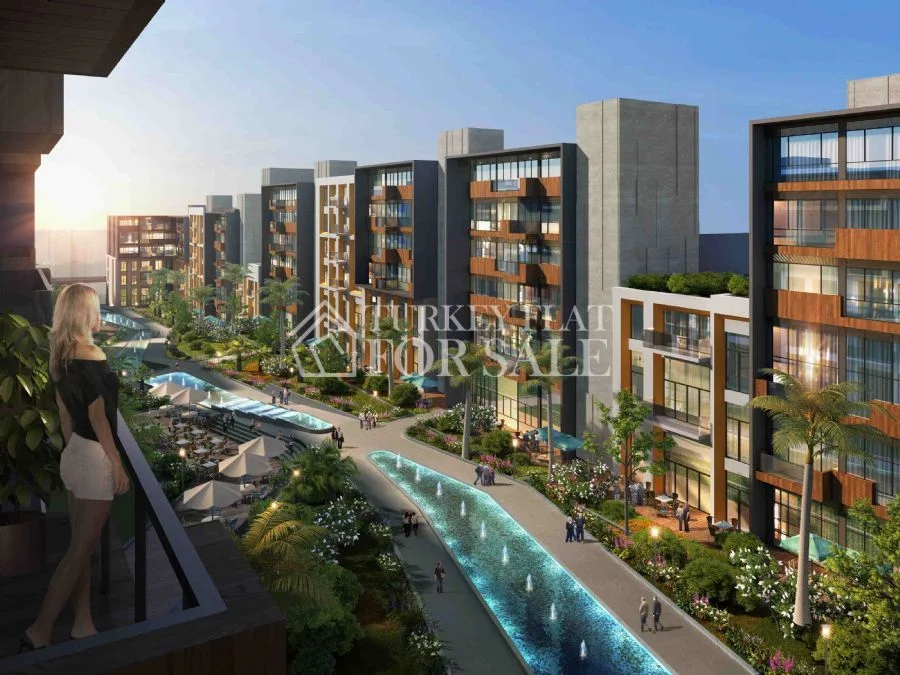 Luxury flat with balcony for sale in Istanbul Esenyurt, İstanbul