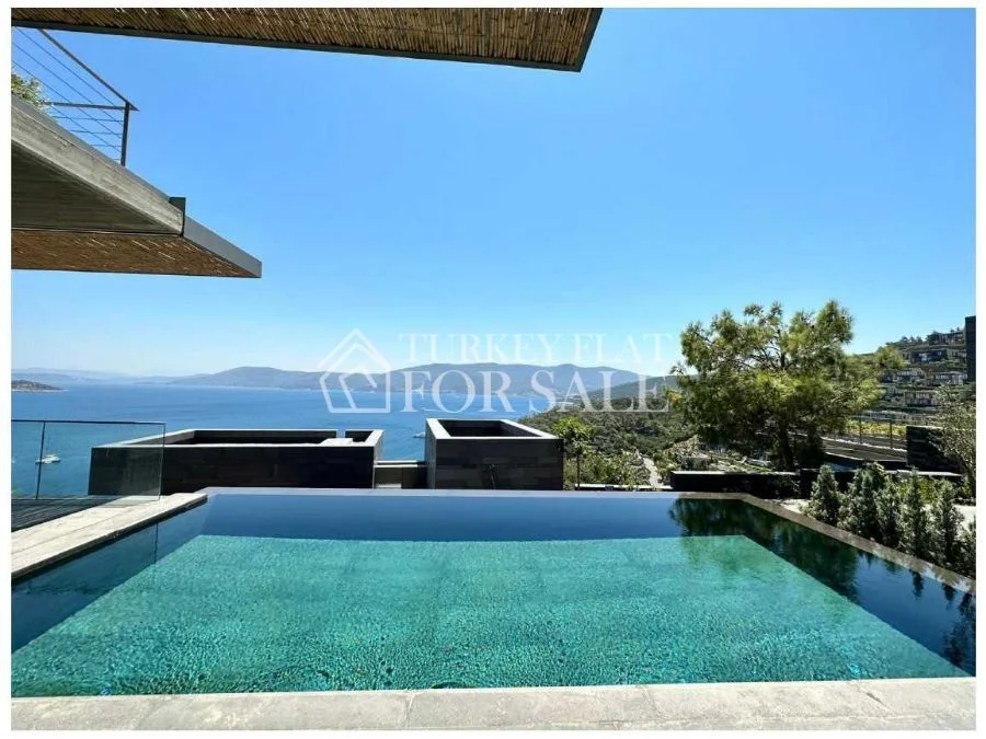 فيلا فاخرة مستقلة للبيع مع مسبح وإطلالة بحرية في Nef Reserve Yalikavak Bodrum Gölköy – الصورة 3