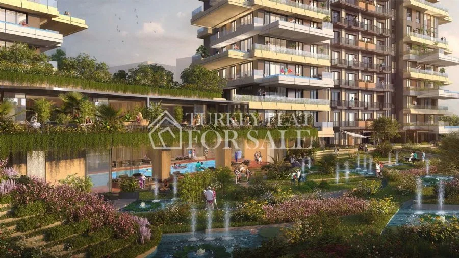 Квартира 2+1 на продажу в Nisantasi Koru с террасой и видом на рощу павильона Ихламур! – фото 2
