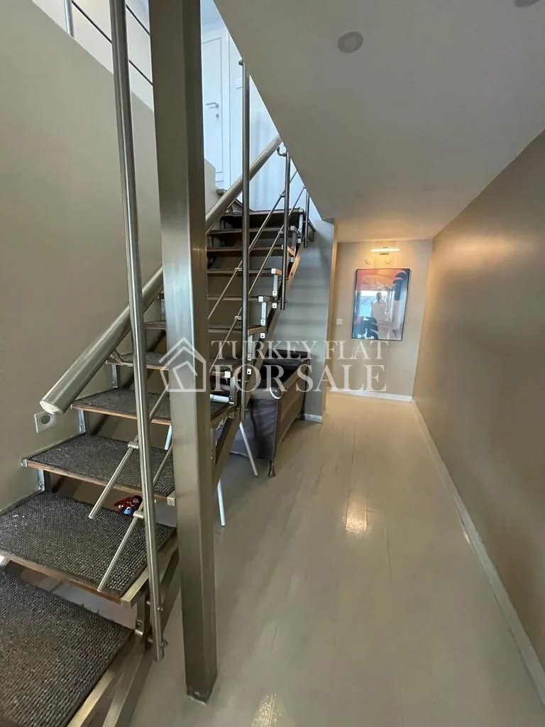3+1 Duplex Mansion Apartment For Sale With Panoramic Bosphorus View And Large Terrace In Besiktas Istanbul, Close To Galataport!, Beşiktaş, İstanbul – photo 15
