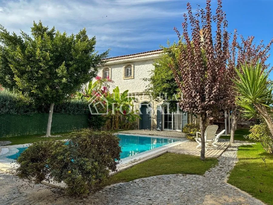 Cesme Alacati Koyici I Specially Designed Stone Villa I For Sale, İzmir
