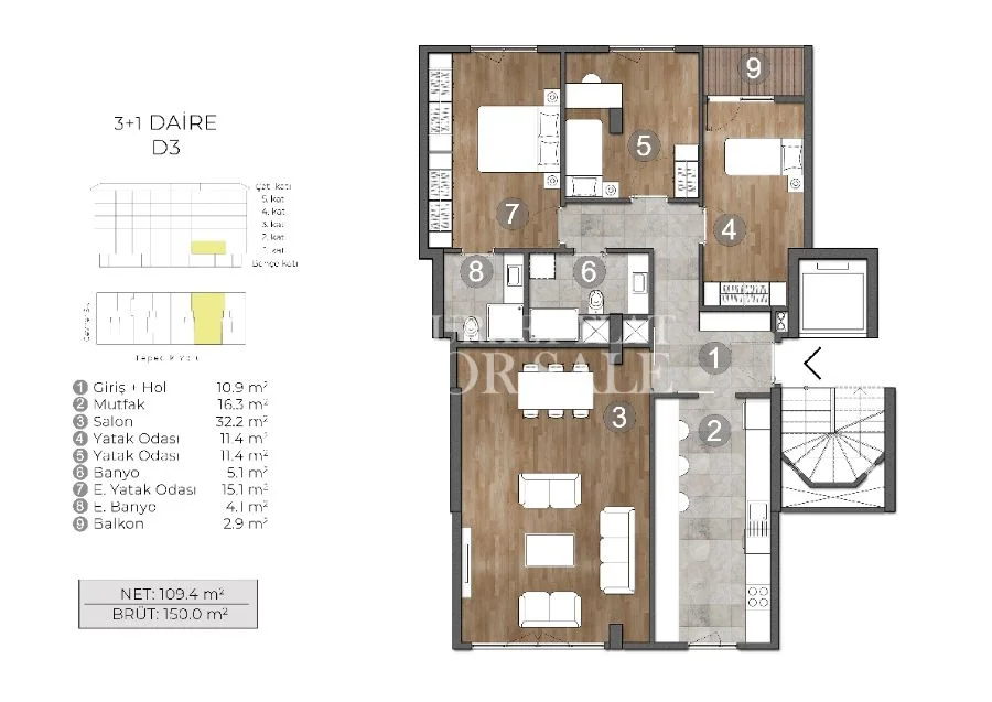 Etiler Sadabat Residences, Beşiktaş, İstanbul – photo 9