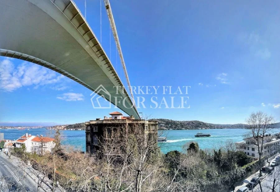 Iconic Mansion Apartment For Sale With Bosphorus View In Rumeli Hisari Istanbul!, Sarıyer, İstanbul