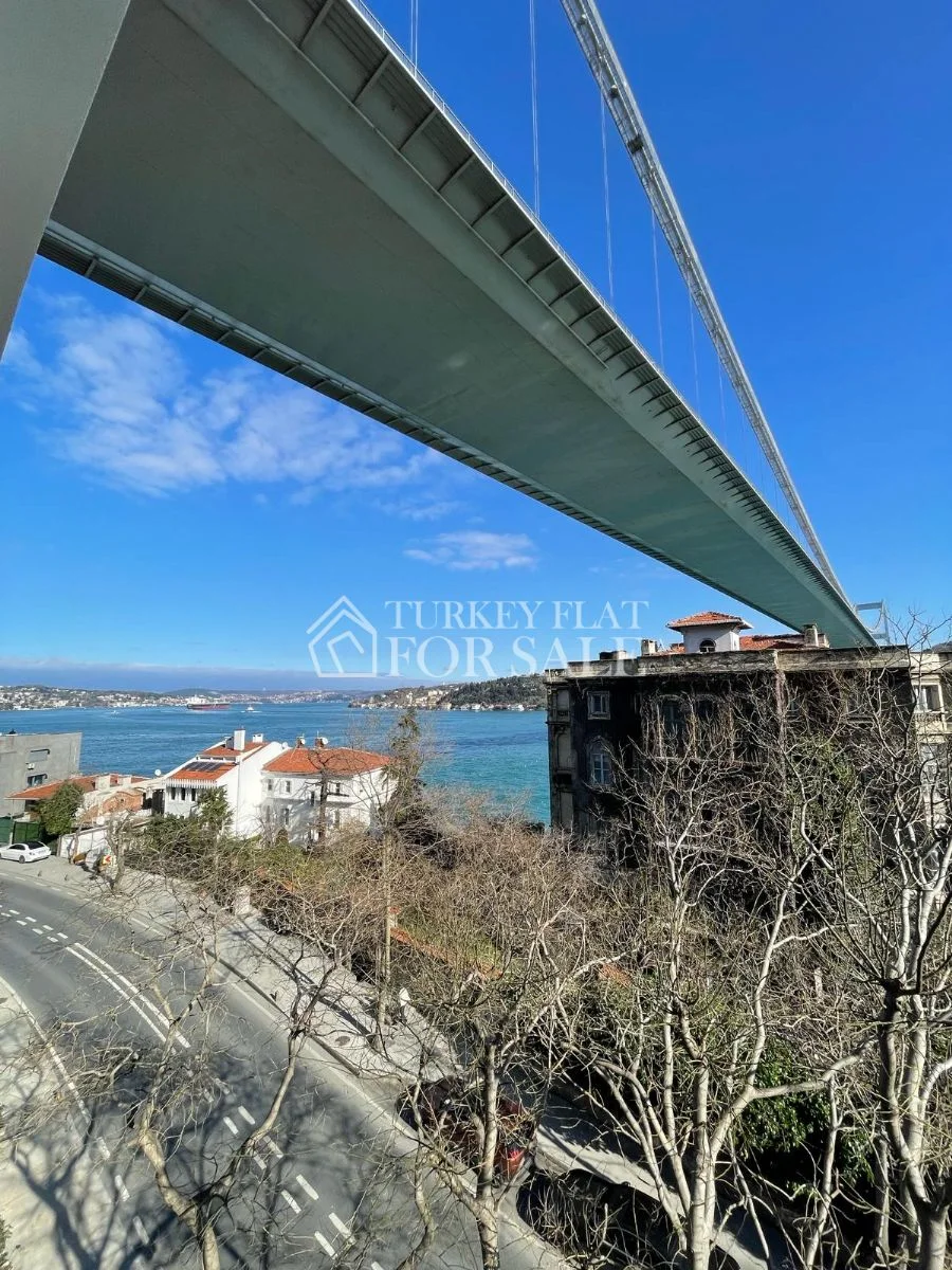 Iconic Mansion Apartment For Sale With Bosphorus View In Rumeli Hisari Istanbul!, Sarıyer, İstanbul – photo 8