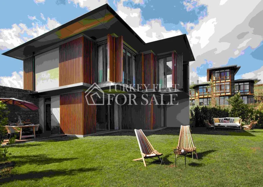 Luxury villas for sale in Beykoz, one of the biggest villa projects in Istanbul, İstanbul