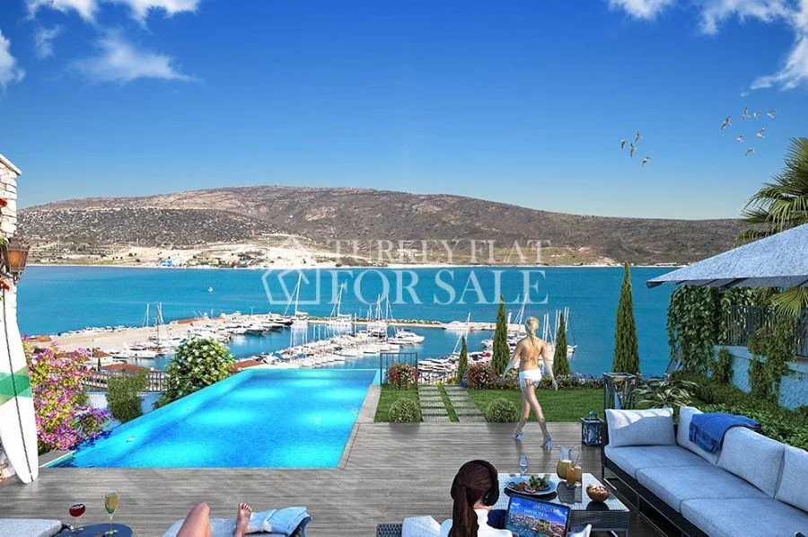 Sea view luxury apartments and villas for sale in Çeşme Alaçatı, İzmir – photo 5
