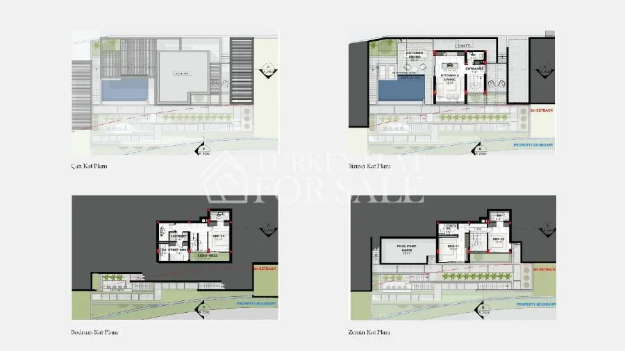 Виллы класса люкс на продажу в Ялыкаваке, Бодрум, рядом с мариной – фото 16