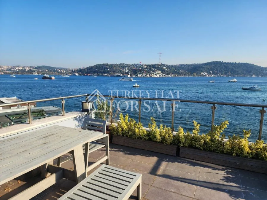 Bosphorus View Waterfront Apartment for Sale in Bebek Istanbul, Beşiktaş, İstanbul