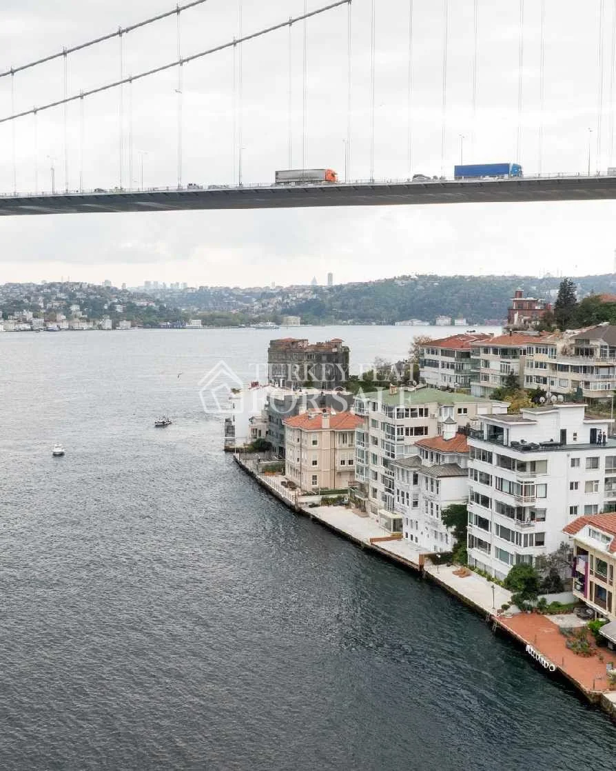 Bosphorus Waterfront Apartment for Sale in Bebek Istanbul, Beşiktaş, İstanbul