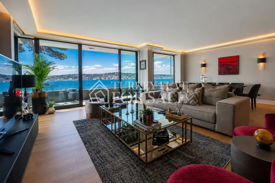 Panoramic Bosphorus Mansion Apartment for Sale in Kanlıca Istanbul, Beykoz, İstanbul
