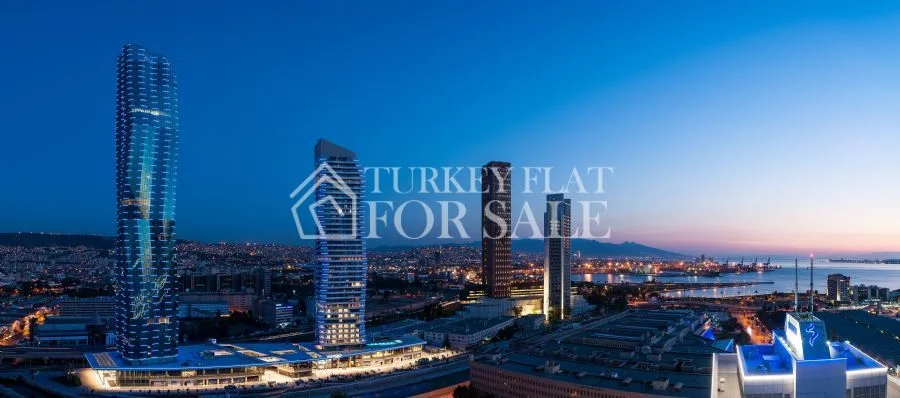 Centrally located luxury residences for sale in İzmir Bayraklı