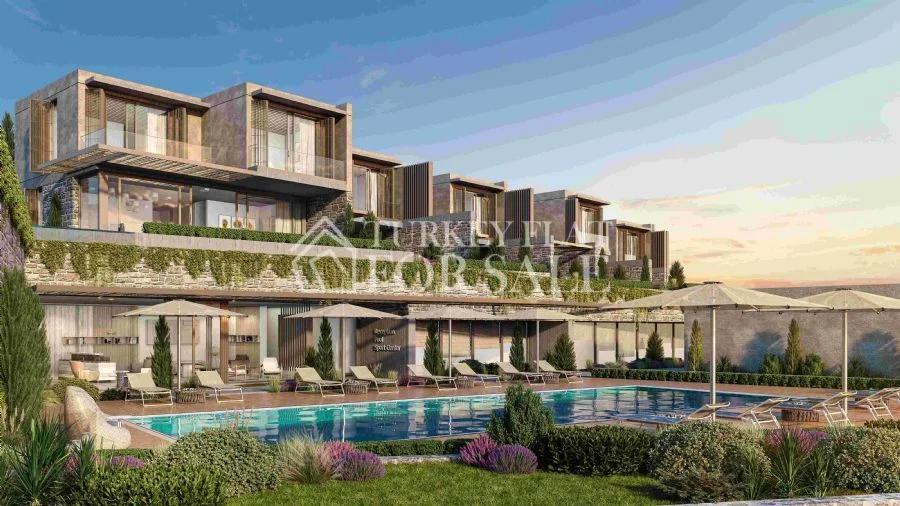 Sea View detached luxury villas for sale in Alaçatı, İzmir