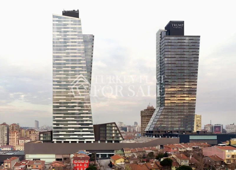 Trump Tower residences for sale in the city center in Istanbul, Şişli, İstanbul