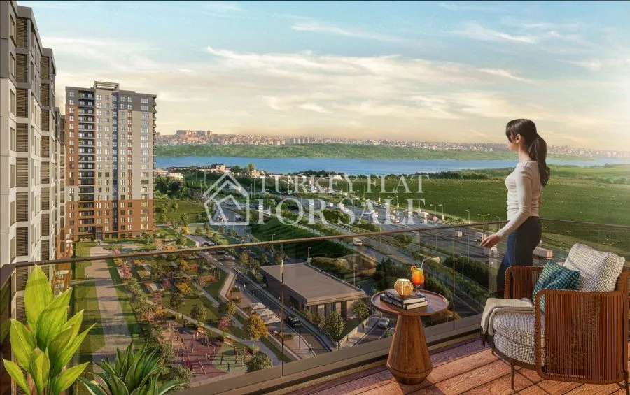 Luxury apartments for sale in Istanbul Avcılar, with security, in a complex, İstanbul