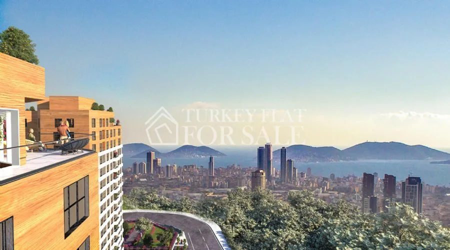 Sea view luxury apartments for sale in Kartal, İstanbul