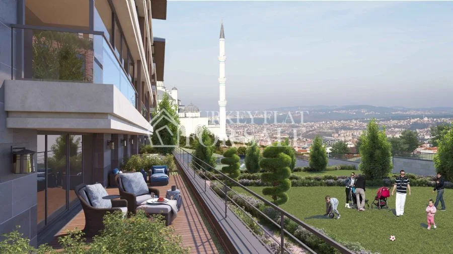 Çamlıca, Üsküdar'da aile konseptli satılık Boğaz manzaralı lüks daireler, İstanbul – 11. fotoğraf
