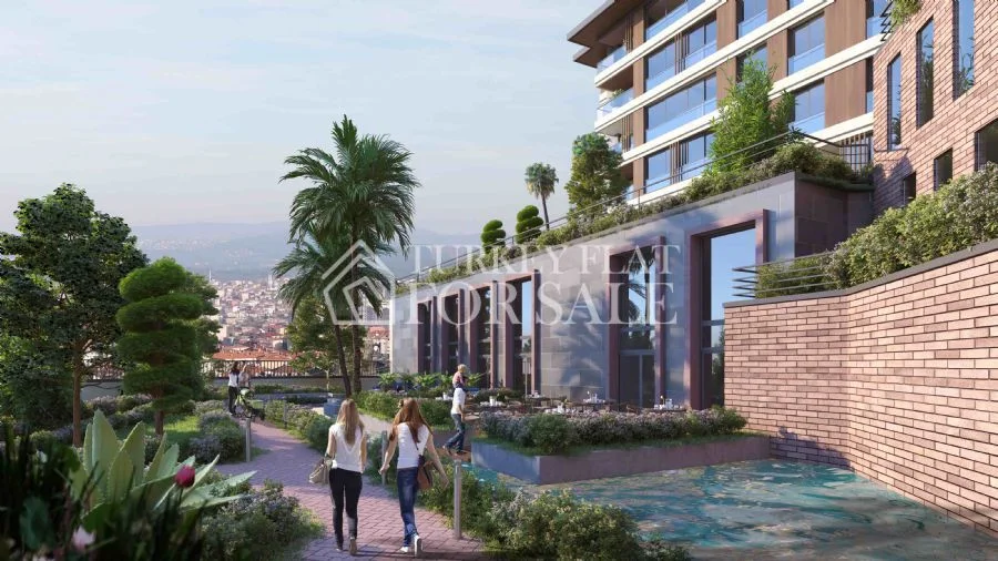 Çamlıca, Üsküdar'da aile konseptli satılık Boğaz manzaralı lüks daireler, İstanbul – 10. fotoğraf
